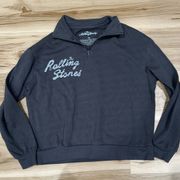 The Rolling Stones Grey Cropped Sweatshirt Women’s XS