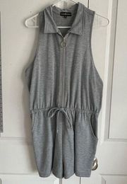 ALMOST FAMOUS 1X GRAY TANK ROMPER