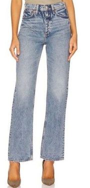 NWT Rag & Bone Alex Nonstretch High Rise Straight Jeans