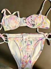 Target Tie Dye Swim Suit Set