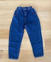 ZARA  High Waist Baggy Leg Jeans