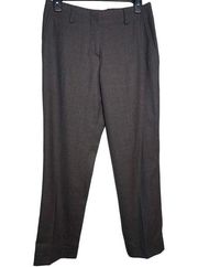 Gunex for Brunello Cucinelli Brown Houndstooth Straight Dress Pants Size 2‎ Wool