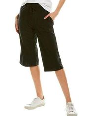 NEW Lolë Gateway Capri Pants Black Elastic Drawstring Waist Women’s Small S