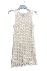 crocheted cotton dress XS