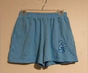 NWOT Nickelodeon Blue’s Clues Blue & White Sleep Shorts with pockets size s/m