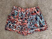 A. Byer Sz S Adorable Pull On Waist Colorful Shorts