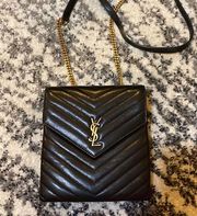 Saint Laurent double sided pouch crossbody