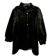 J. Percy for Marvin Richards Reversible Faux Fur Coat