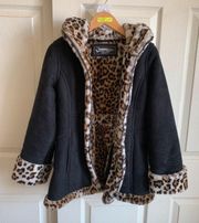 Fully Faux Fur Lined Coat 