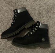 Black And Silver  Boots