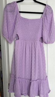 Lavender Mini Dress