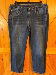 JAG Jeans Slim Fit Cropped Women's Size 12 Dark Wash (2999)