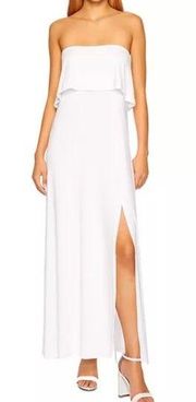 Susana Monaco Strapless Overlay Maxi Dress NWT