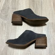 EUC Tom’s Leila Suede Mules—size 7.5