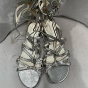 Via SPIGA metallic gladiator sandals size 7.5