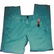 Urban Pipeline green flat front twill jeans