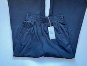 Johnny Was Calme Wide Leg Relaxed Pant Black Size Small NWT