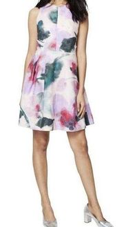 NWOT Rachel Roy Green Print Dress Sz 4