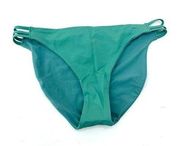 Roxy Junior Women's Green Beach Classics Bikini Swim Bottoms Size S NWT