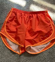 Nike Orange Running Shorts