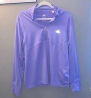 Adidas Purple Quarter Zip