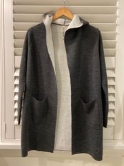 Calia Effortless Hooded Cardigan Duster Sweater