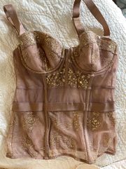 Embroidered Corset