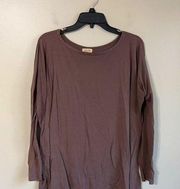 Piko brown long sleeve top