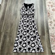 White House Black Market NWT Split Hem Floral Printed Maxi Dress Size Small