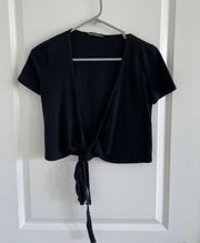 Brandy Melville Wrap Shirt