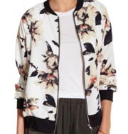 Floral Bomber Jacket