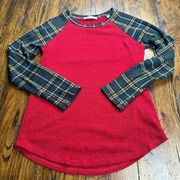 Chris‎ & Carol Red/Plaid Shirt S