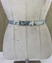 , ‘ Cinch Style ‘, Snake Print Skinny Dress Belt Size Medium-Large