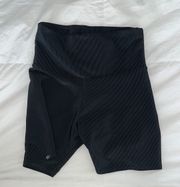 Ribbed Biker Shorts