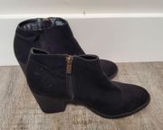 Bamboo black Heeled Booties Size 8