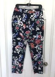 Laundry by Shelli Segal Women's Floral Spring Tailored Ankle Pants NWT Size 6