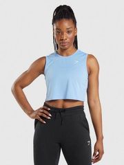 Gymshark Training Crop Tank - Moonstone Blue - M