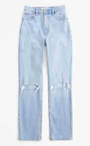 Abercrombie &Fitch 90s Straight Ultra High Rise Jean