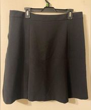 Womens Karl Lagerfeld Paris Black Midi Knee Length Lined Skirt Size 14