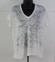 ladies stateside thin white blouse size XS