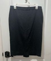 Cabi Black Pencil Skirt Size 8