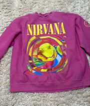 Nirvana Band Graphics Sweatshirt