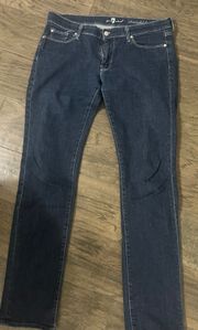 A straight Leg Dark Wash