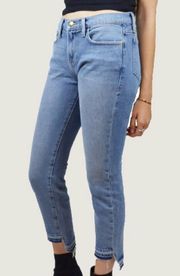 Le Boy Stagger Cropped Jeans