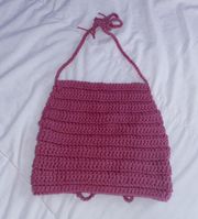 Crochet Pink Top