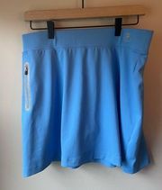 Never worn FILA skort in powder blue size large - super soft & stretchy!