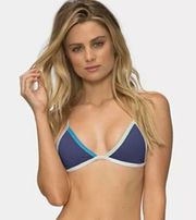 TAVIK JETT ColorBlocked Cobalt Bikini Top LARGE