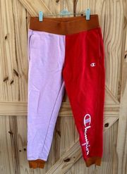 EUC Women's Champion Two Tone Sweatpants Large