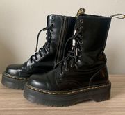 Dr. Martens Jadon Hi Platform Boots Size 7 Women’s Smooth Leather