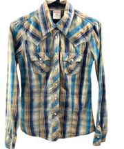 VINTAGE TRUE RELIGION BUTTON DOWN SHIRT SIZE XS